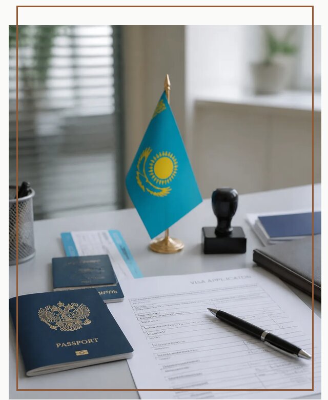 Оформление визы в Казахстан для поездки и работы в Новошахтинске